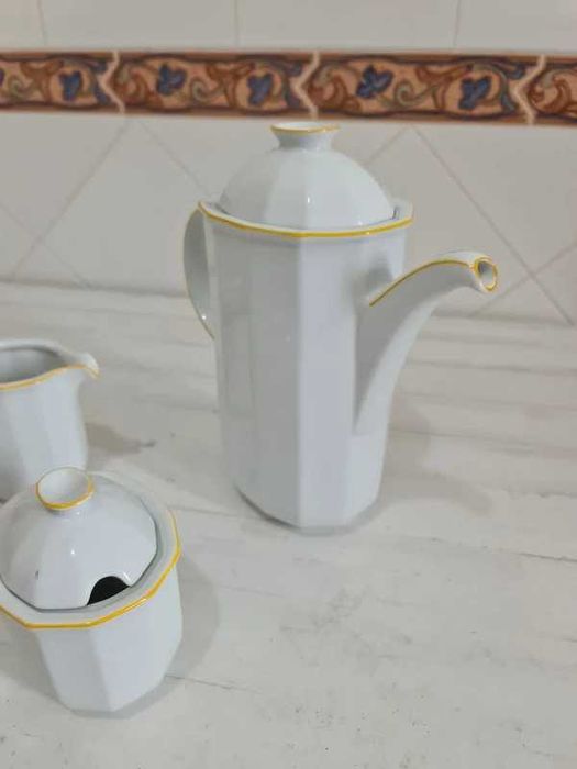 Conjunto Serviço Chá Porcelana Louça Tea Tirschenreuth Bavaria Antigo