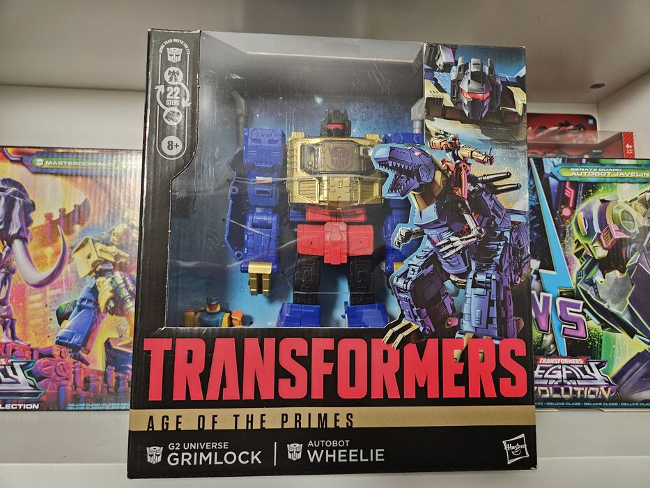 Transformers Age of the Primes - Grimlock & Wheelie.