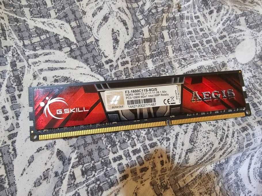 Memória RAM G.SKILL DIMM Aegis 8GB (1x8GB) DDR3-1600MHz CL11 1.50V
