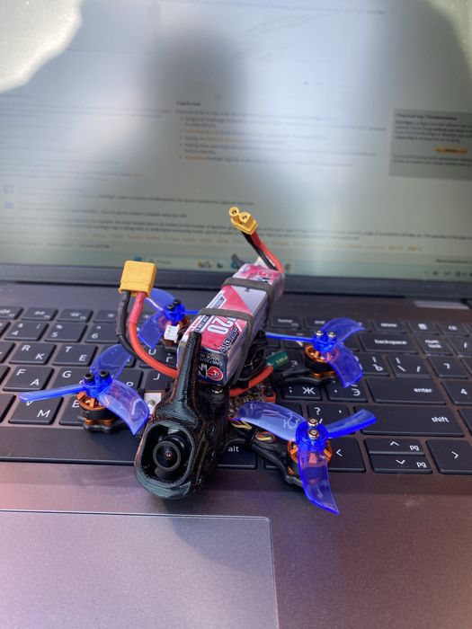 Продам дрон на рамі 2inch Rhino2 + Екшн камера Cleep Pro 12MP + FPV комплект аналог!
