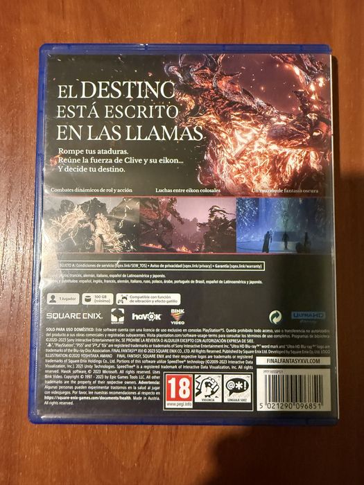 Final Fantasy XVI 16 ps5