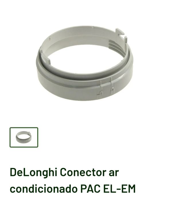 Kit Acessórios DeLonghi Pinguino PAC EM / EL (Régua Janela + Conectores) - Novo