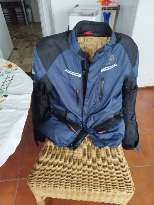 Casaco motard como novo