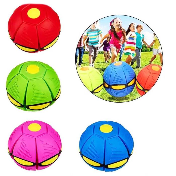 М’яч - трансформер Фрісбі Flat Ball Disc для активних ігор Blast Ball