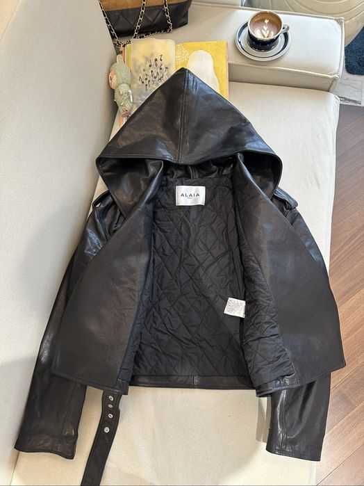 Женская кожаная куртка Alaia (xs/s)