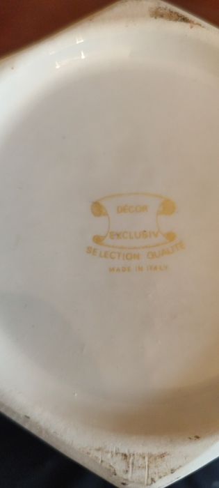 Jarro decorativo em porcelana com tampa – Made in Italy