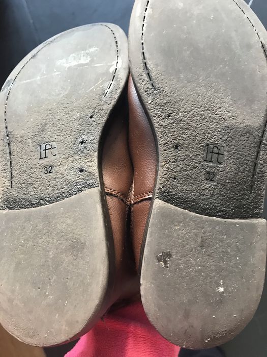 botas em pele, 30,31 unixexo NOVAS