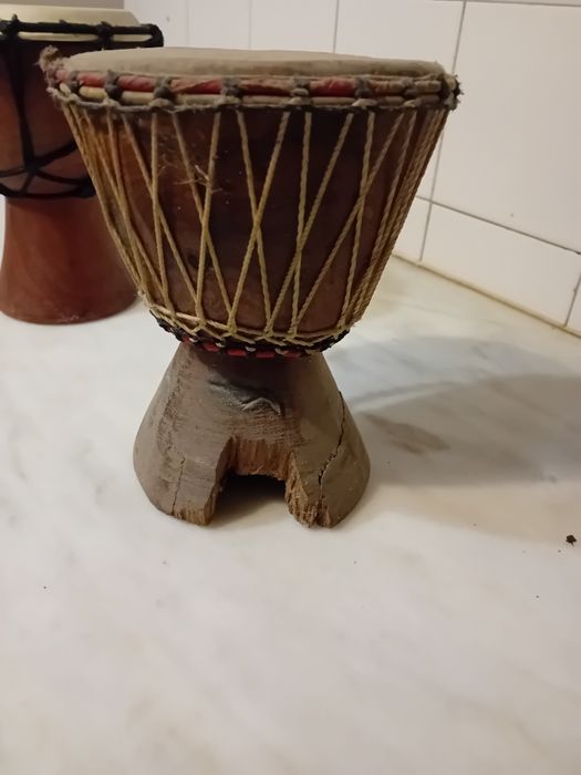 Conjunto de 2 Djembés/Tambores Africanos