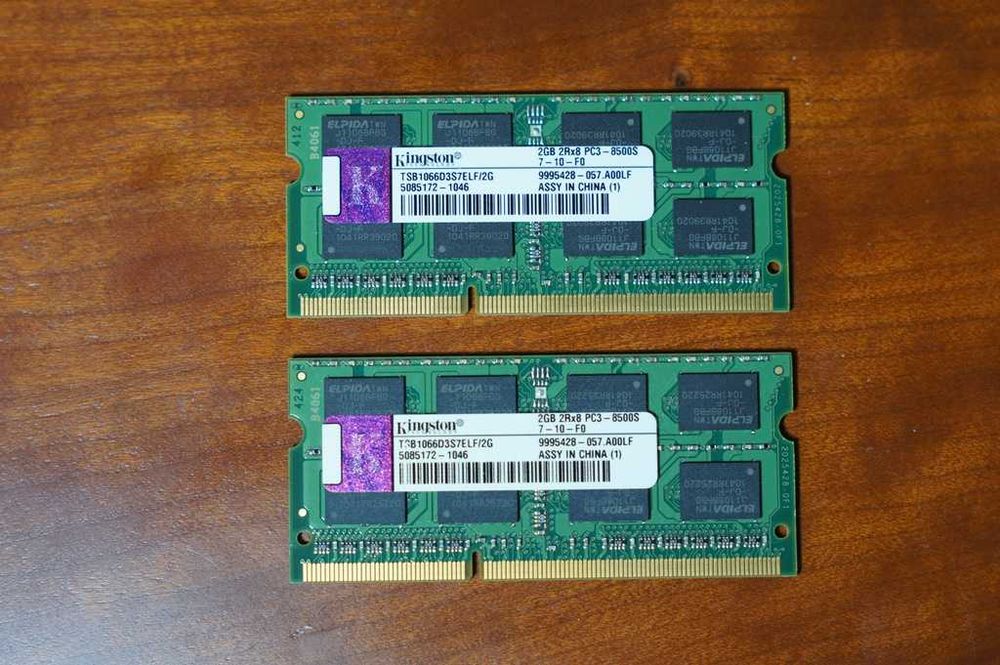 4 GB DDR3 1600MHz - Diversos módulos