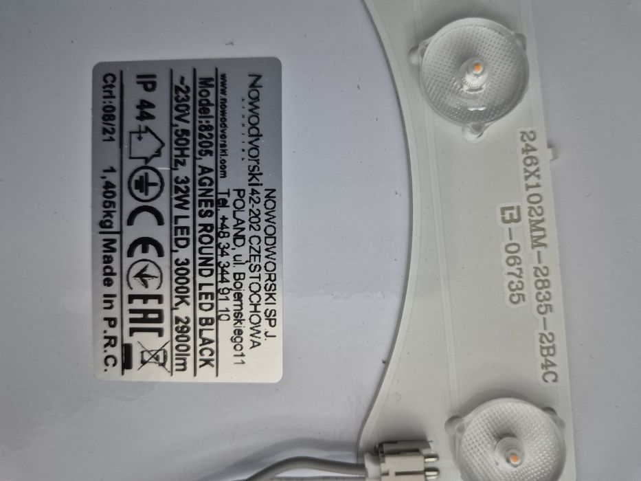 Nowodvorski plafon lampa Agnes