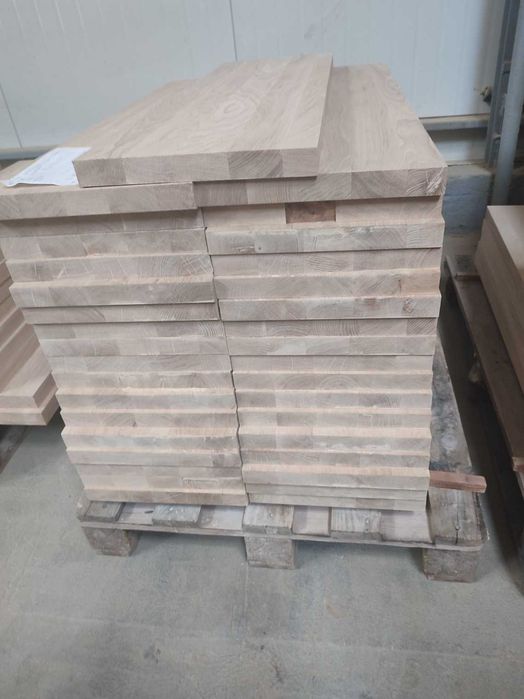 Stopnie, Trepy dębowe, formatki z drewna litego od ręki