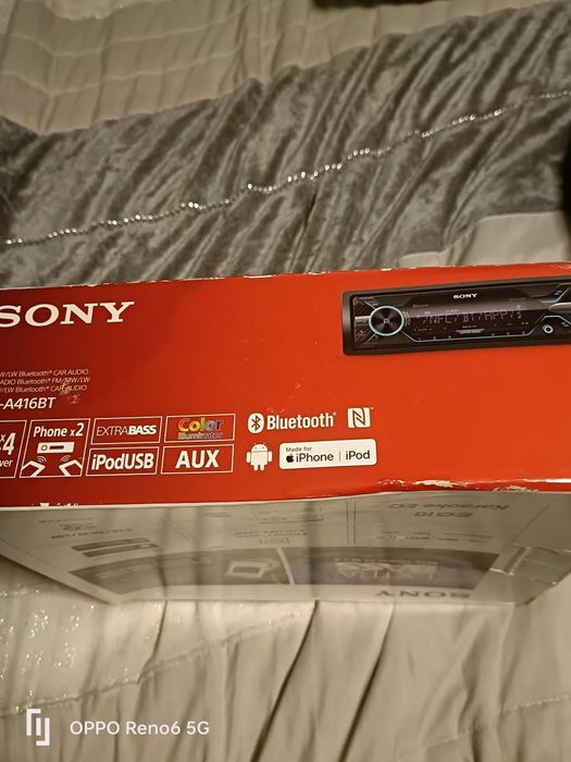 Auto-rádio Sony DSX-A416BT + Colunas Sony 3 Vias – Bluetooth – Conjun