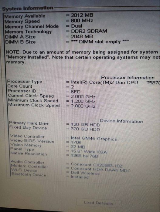 Ноутбук Dell Vostro 1015 на запчастини