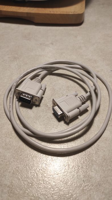 Kabel RS-232. Długość 140 cm. Nowy. Dużo sztuk.
