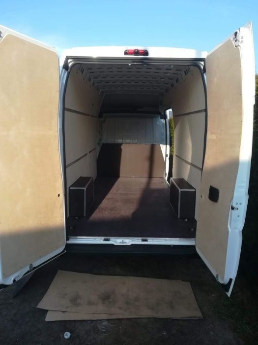 Fiat Ducato L4H3 Zabudowa samochodu auta busa dostawczego ze sklejki