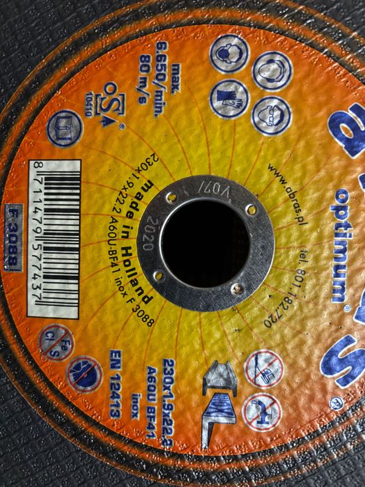 Sprzedam!Tarcza ABRAS 230x1.9x22.2