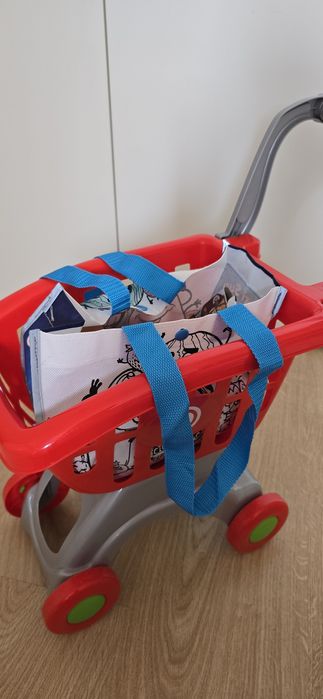 Carrinho de compras + compras + registadora