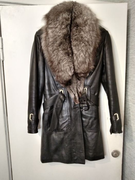 зимове тальто, кожаное пальто зима