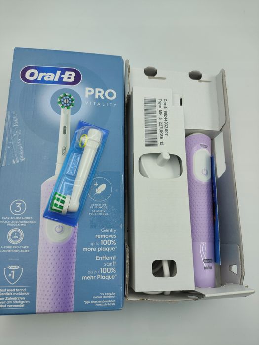 Szczoteczka elektryczna do zębów Oral-B Vitality Pro D103 fioletowa bo