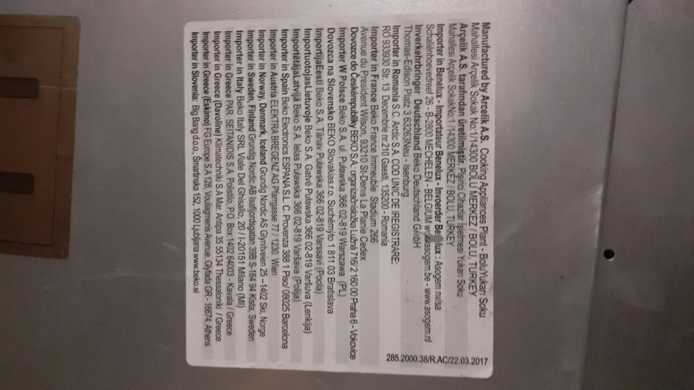 Płyta indukcyjna elektryczna Beko