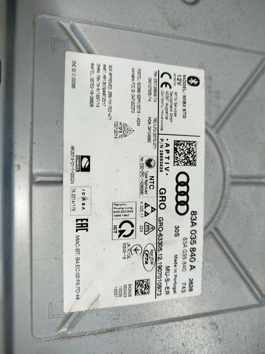 Sistema Navegação Gps Audi A1 Sportback Gba