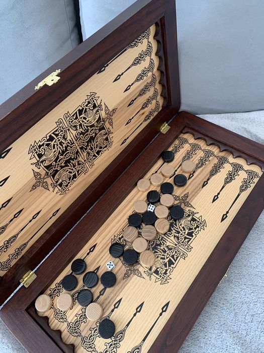 Gra planszowa Backgammon, nardy, tryktrak 50*53cm.