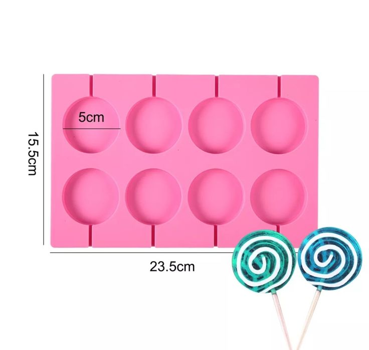 Zestaw silikonowych foremek do cukierków