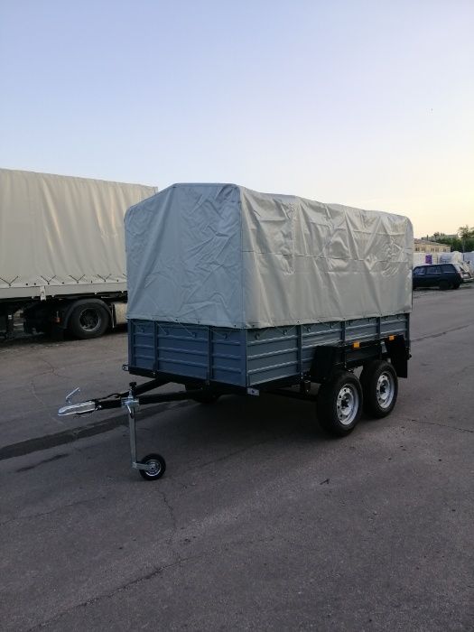 Кременчуцький Двохосний Легковий Причеп. Кремінь+ 2760*1560 посилений