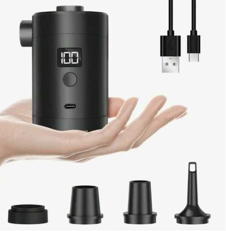 Elektryczna pompka do materaca piłki basenu akumulatorowa usb