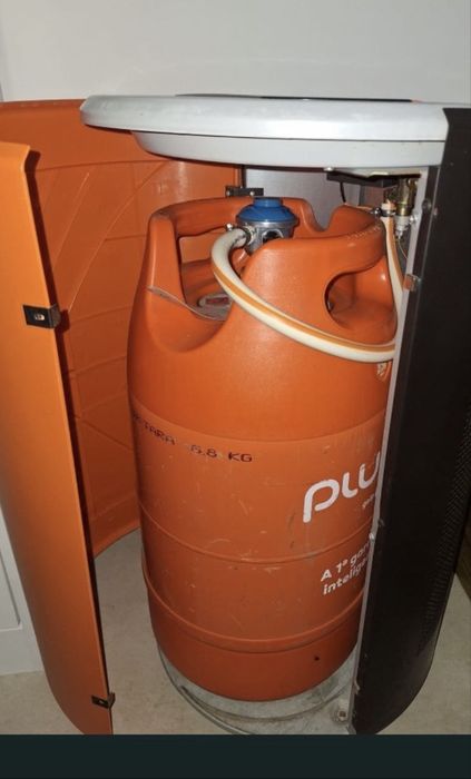 Aquecedor a gas + botija