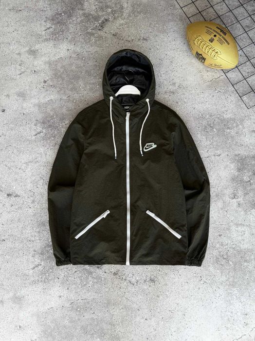 !БЕЗ Передплат! Чоловіча вітровка Nike Windrunner Hooded Jacket Khaki / Хакі