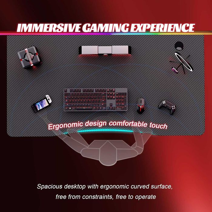 Nowe biurko / stół / blat / 100cm / carbonowe / HLDIRECT !W549!