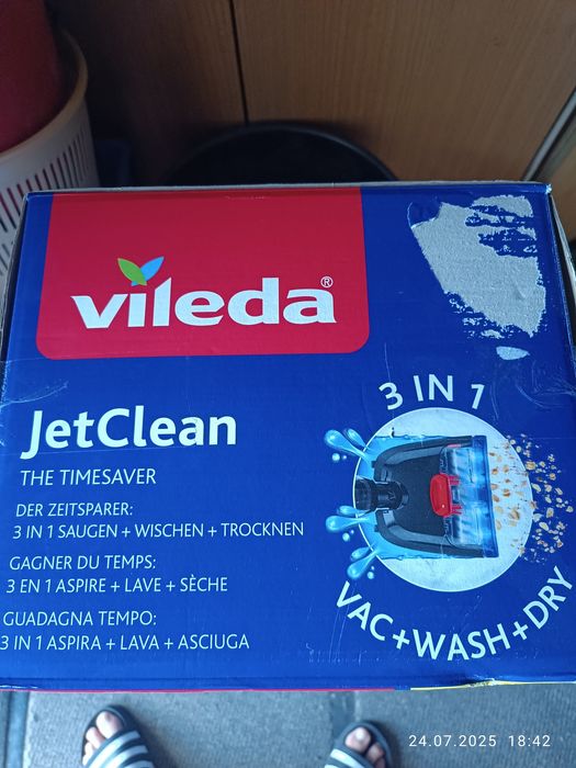 Mop Vileda Jet Clean 3 in 1 nowy pilnie