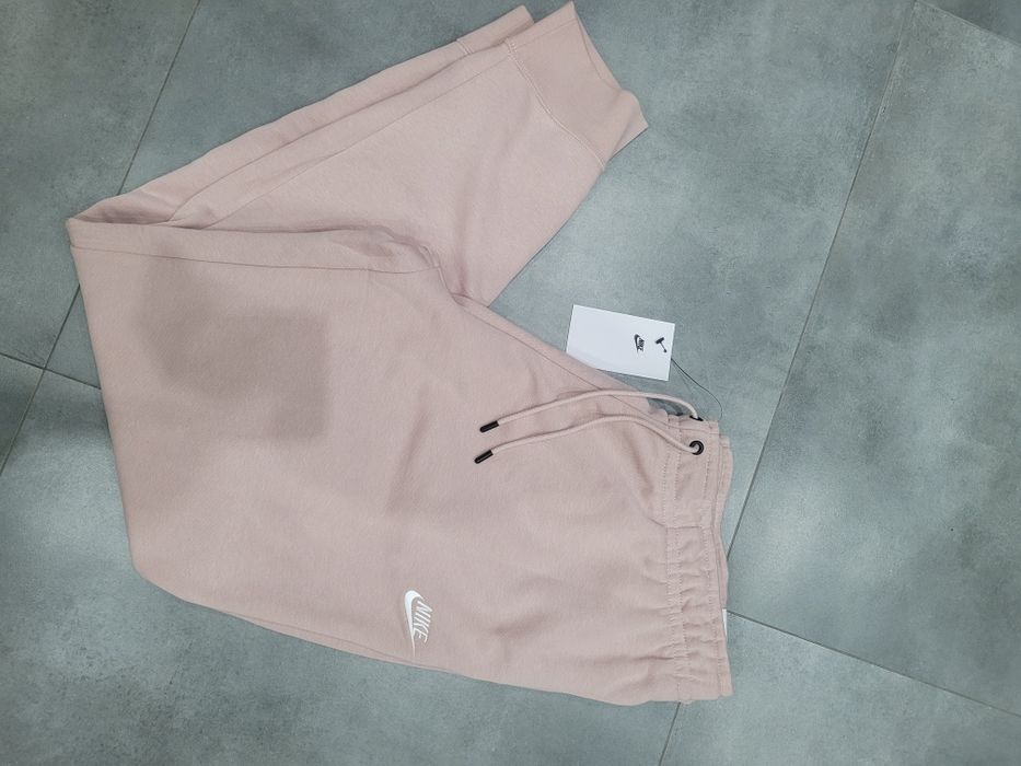 Spodnie dresowe damskie Nike XL pudrowy róż