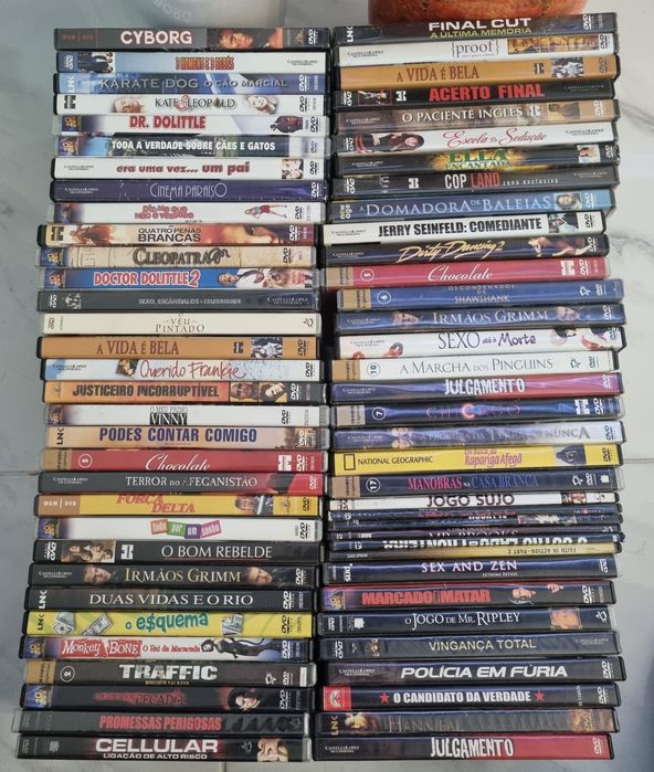 Grande Lote de DVDS Originais tenho mais alem destes