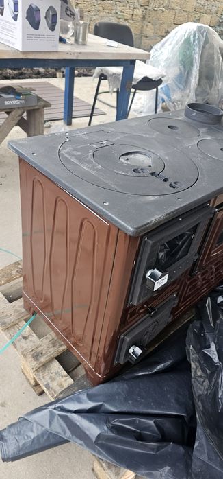 Буржуйка печь с плитой новая