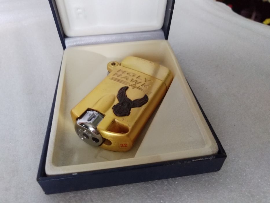 Зажигалка в подарочной коробке, новая, газовая, турборежим+пламя