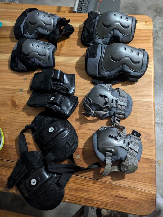 Proteções joelhos e cotovelos