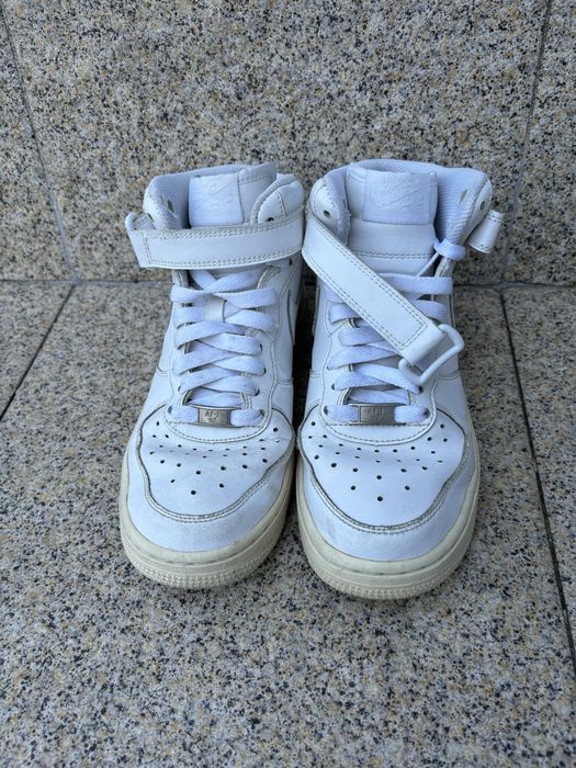 Sapatilhas Nike Air Force 1 Mid White Unisex
