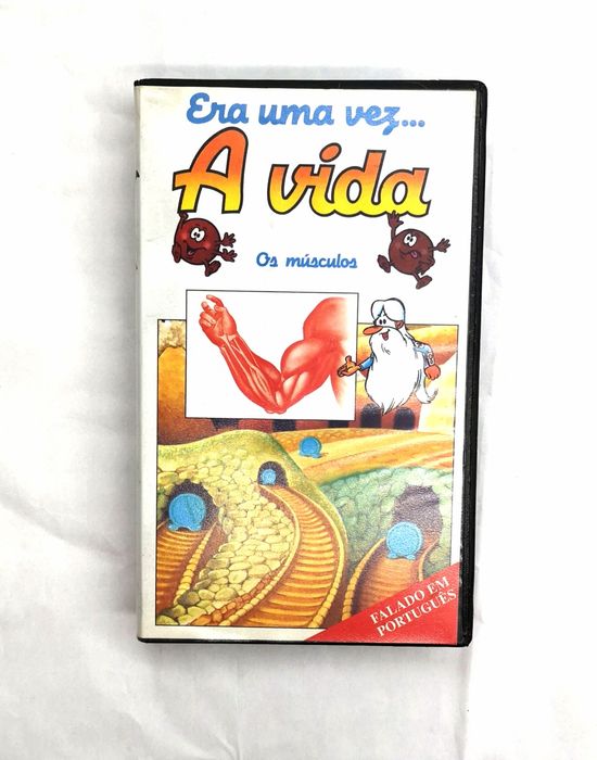 "Era uma vez...A vida - Os músculos" - Filme VHs
