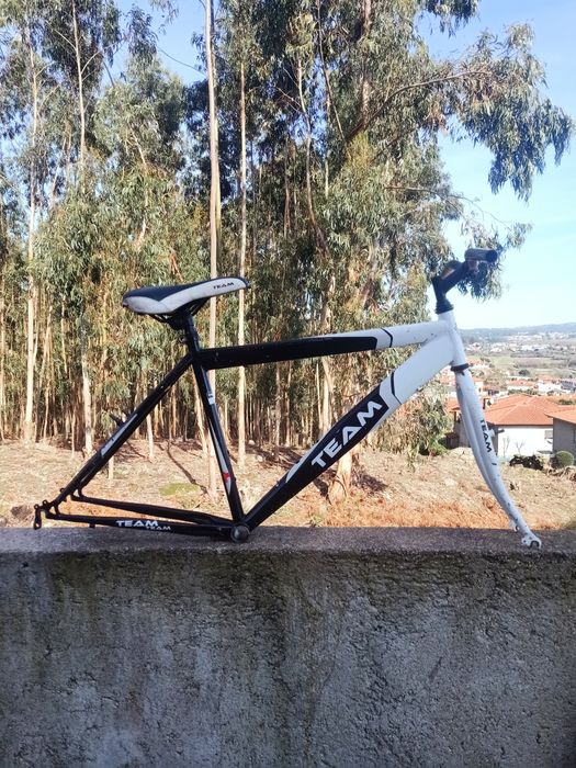 Quadro de bike Team com banco original