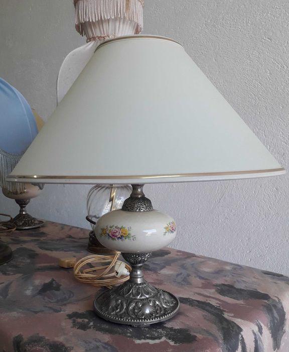 Conjunto de 4 Candeeiros elétricos para mesa de cabeceira ou decoração