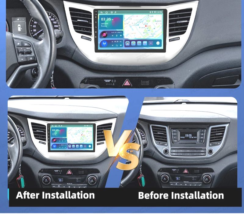 RÁDIO GPS ANDROID 13 HYUNDAI TUCSON 15-18