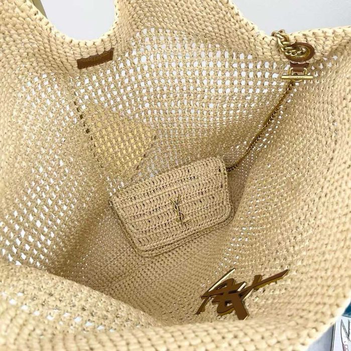 Torba torebka plażowa siatka koszyk icare raffia ys l od ręki
