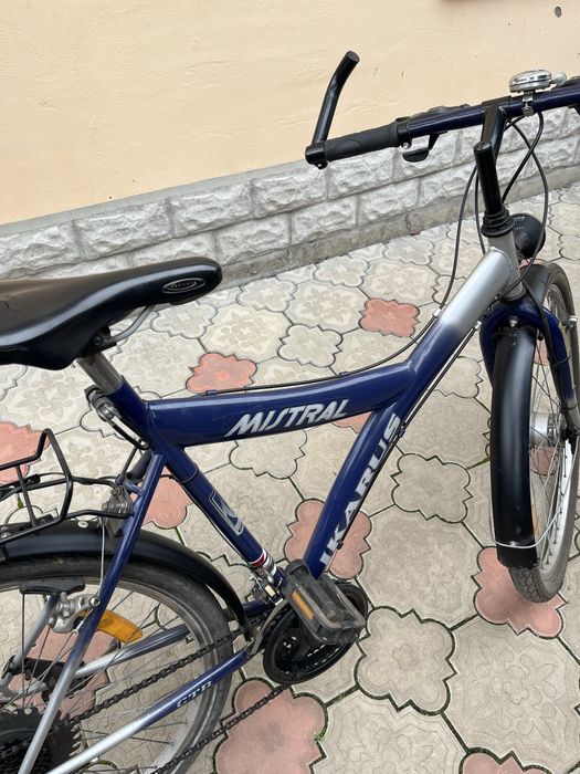 Велосипед Mistral синьо-сірий