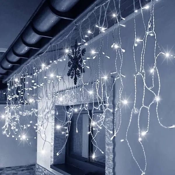 sople 60 led zimna biel z programatorem girlanda do okna lampka święta