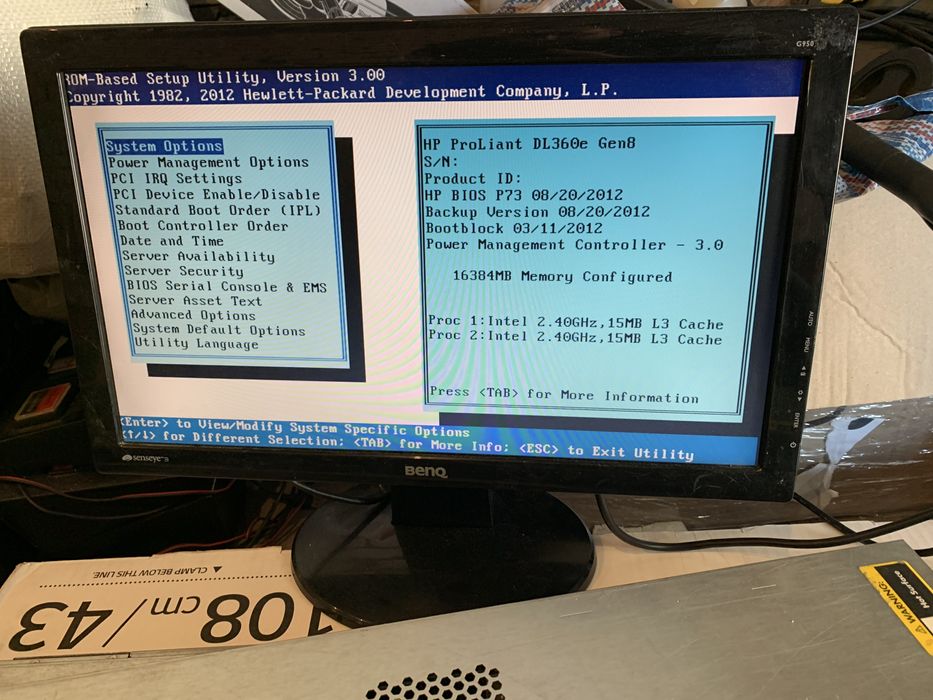 Сервер Proliant  HP  DL360e
