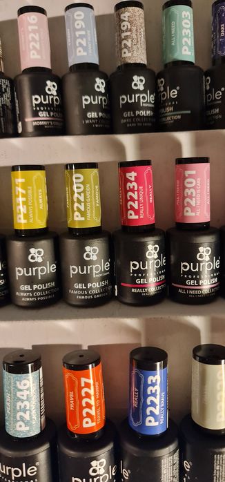 Verniz gel Purple novos, selados sem tpo