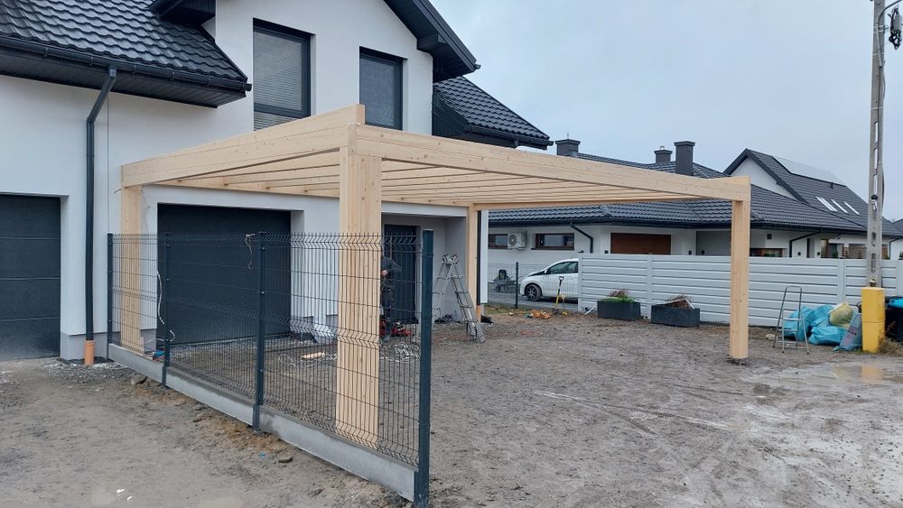 Carport.Wiata na samochód.