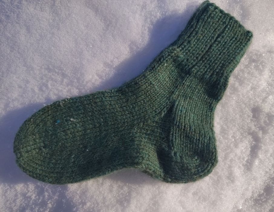 В'язані шкарпетки вовняні дитячі ручна робота